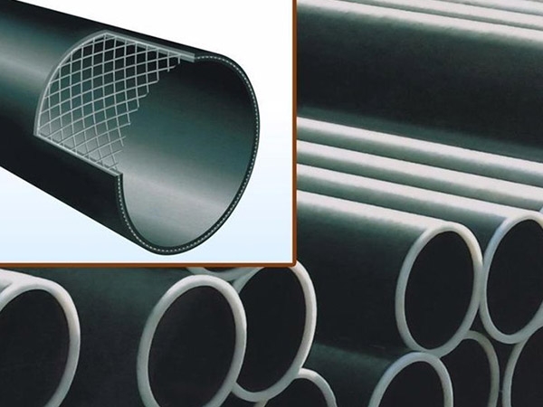 Steel mesh skeleton PE pipe